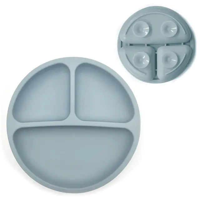Cute Cartoon Silicone Suction Plate for Kids Feeding