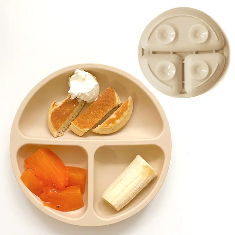 Cute Cartoon Silicone Suction Plate for Kids Feeding