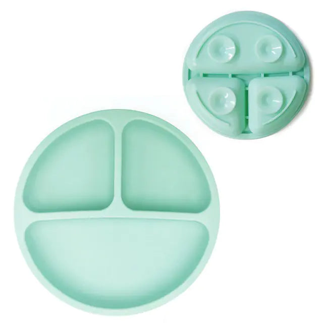 Cute Cartoon Silicone Suction Plate for Kids Feeding